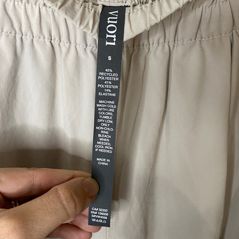 Vuori Villa Cargo Jogger Loungewear Activewear Cargo Taupe Off White  Small - Picture 6 of 8